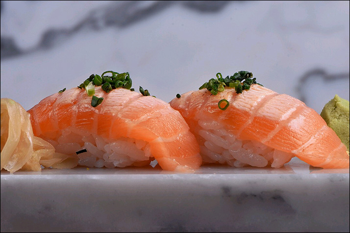 Nigiri de salmon