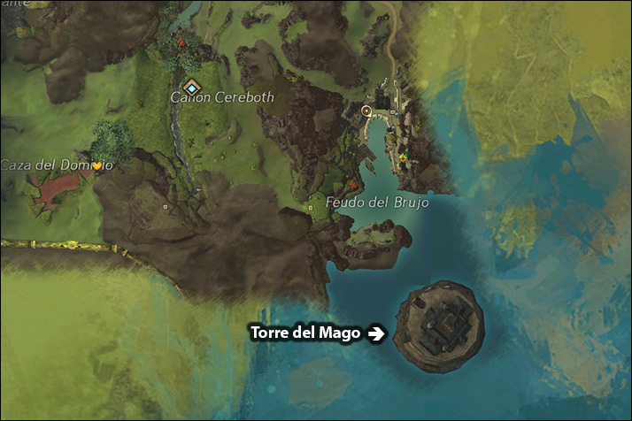 Mapa de la Torre del Mago