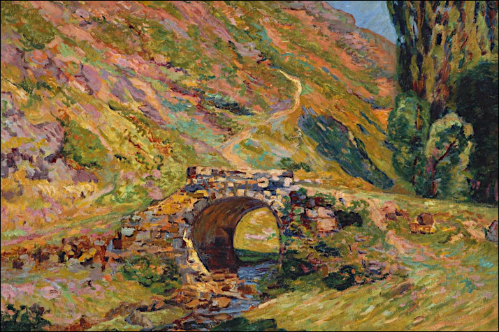 Pont dans la montagne - Museum of Fine Arts en Boston, Estados Unidos Foto guillauminimprm03
