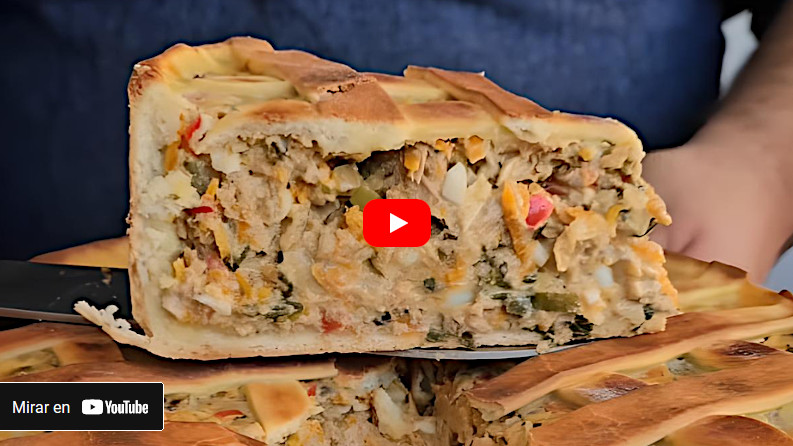 Video de tarta de atún super alta del canal Mambrunense