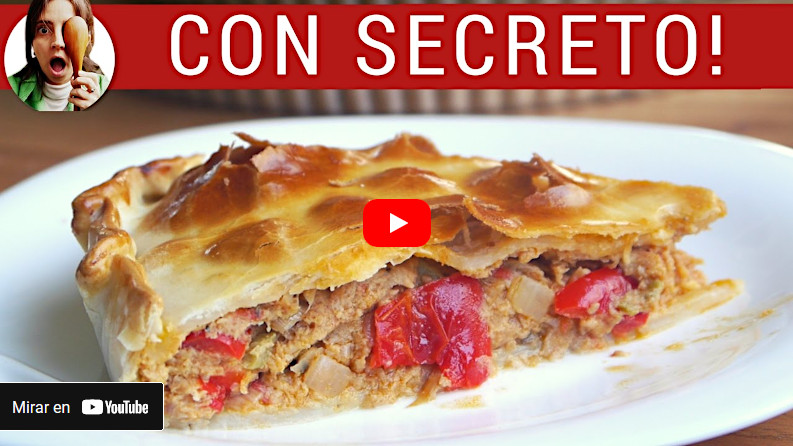 Video de tarta de atún del canal Paulina Cocina
