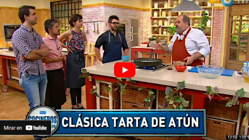 Video de tarta de atún cremosa con vegetales