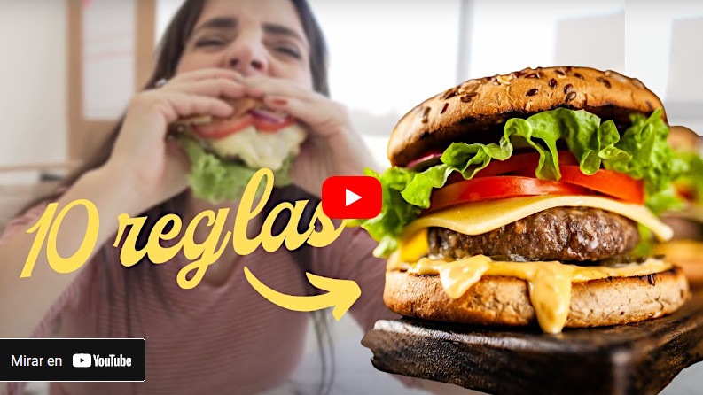 Video de hamburguesas caseras
