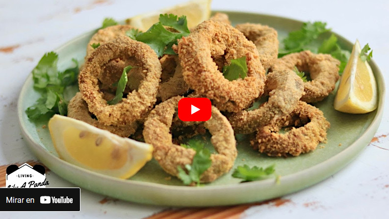 Video de Calamares a la romana veganos