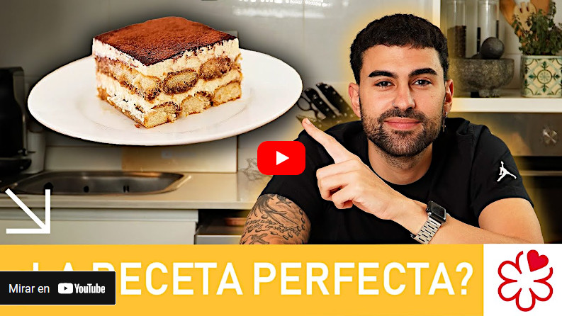 Video con receta de tiramis&uacute;