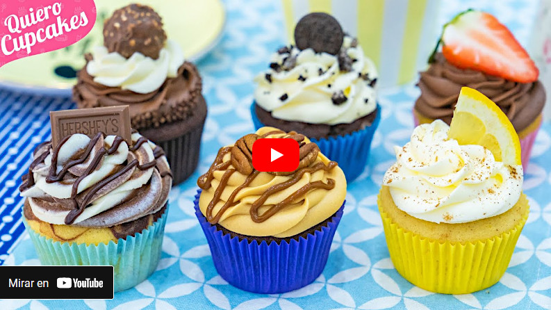 Video con receta de cupcakes