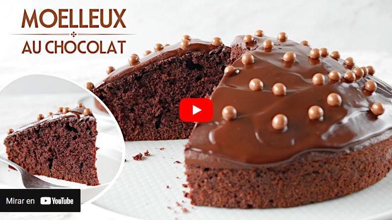 Vidéo de la recette de gâteau au chocolat