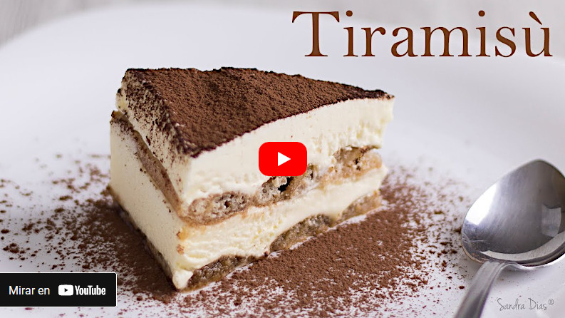 Vídeo da receita de tiramisù