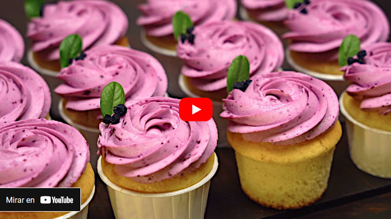 Видео с рецептом кексов