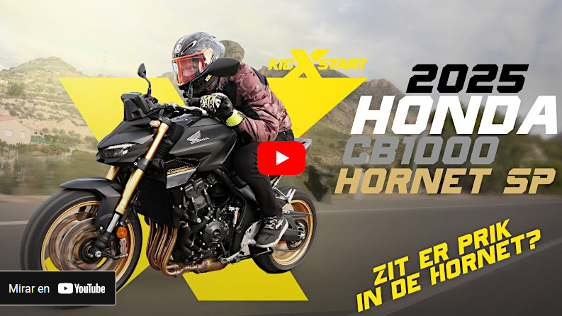 Video van de Honda CB 1000 Hornet motorfiets
