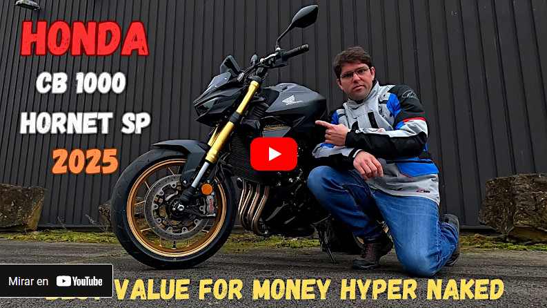 Vídeo da motocicleta Honda CB1000 Hornet